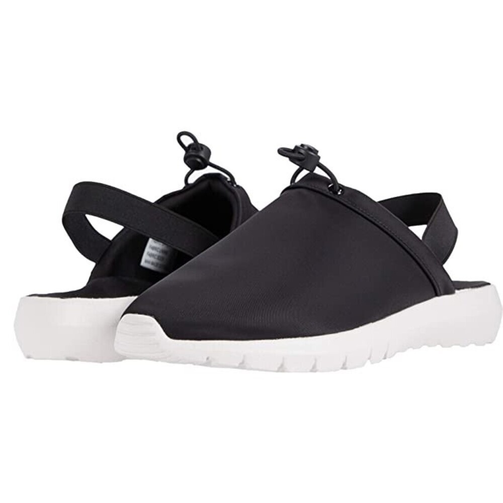 Rsvp Janice Clog Women's US 11 Black White Ankle Strap Comfort Shoes JOBB1889
